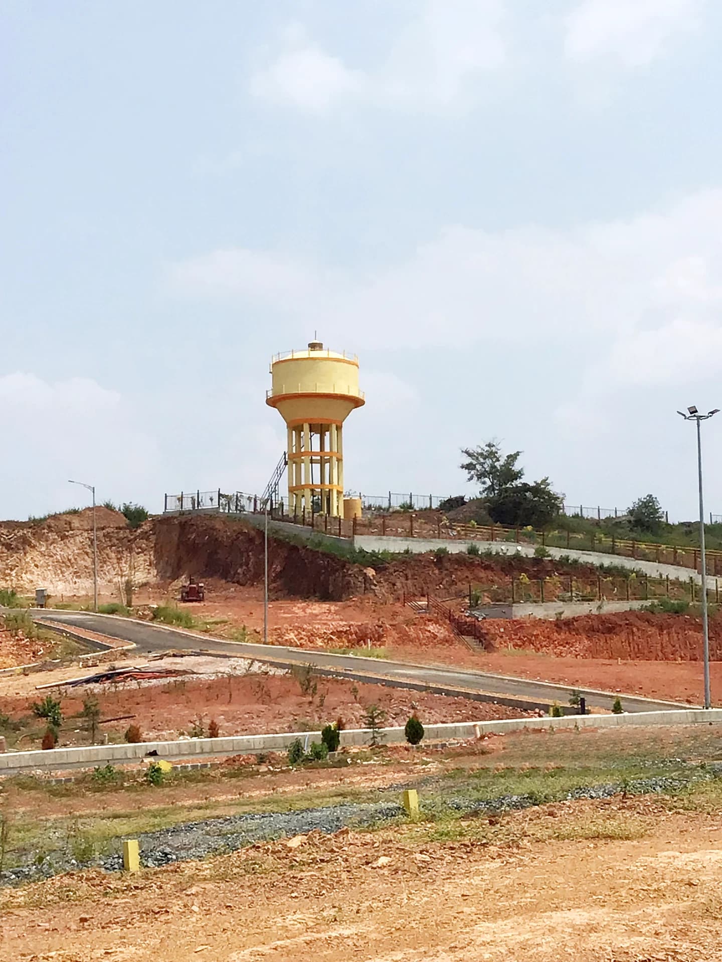 Overhead Water Tank & Hilltop Boulevard Access